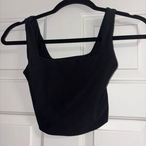 Chic Black Women's Crop Top